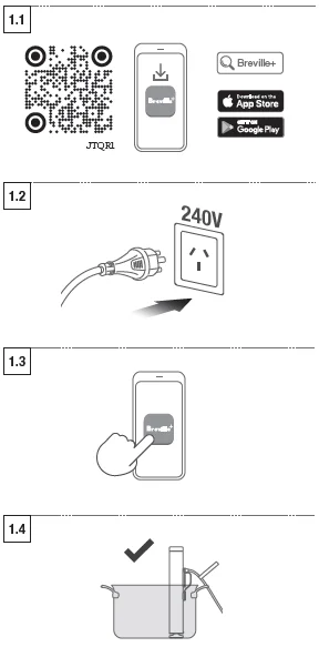Breville BSV600 Joule Turbo Sous Vide Immersion Circulator-3