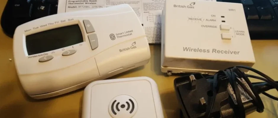 British Gas RF720BG Wireless Programmable Thermostat-featured