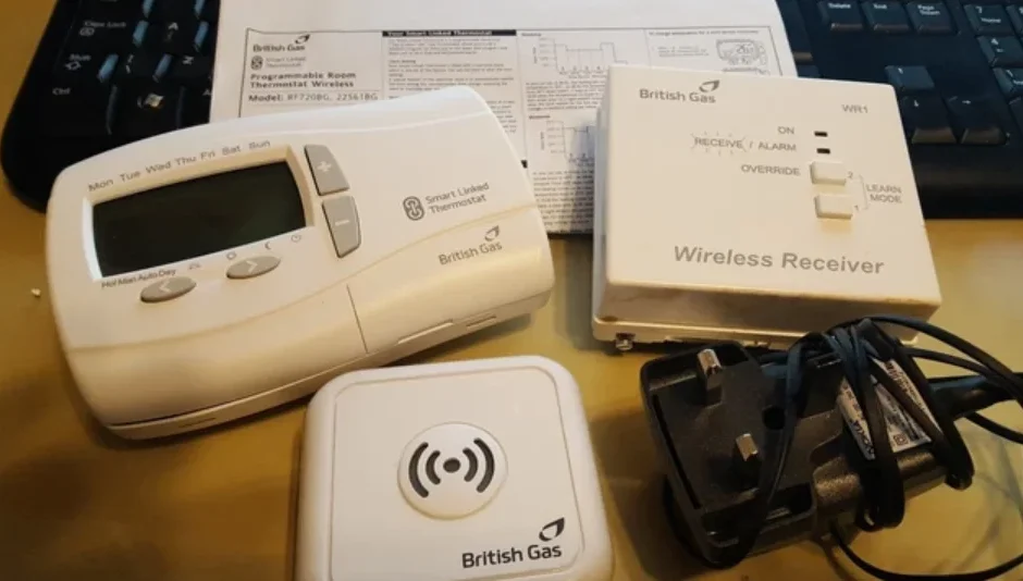 British Gas RF720BG Wireless Programmable Thermostat-featured