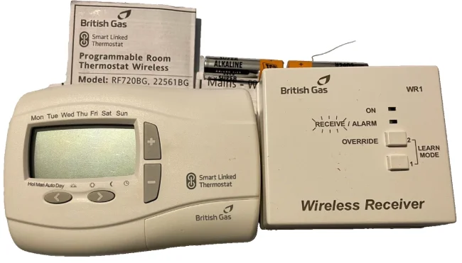 British Gas RF720BG Wireless Programmable Thermostat-product
