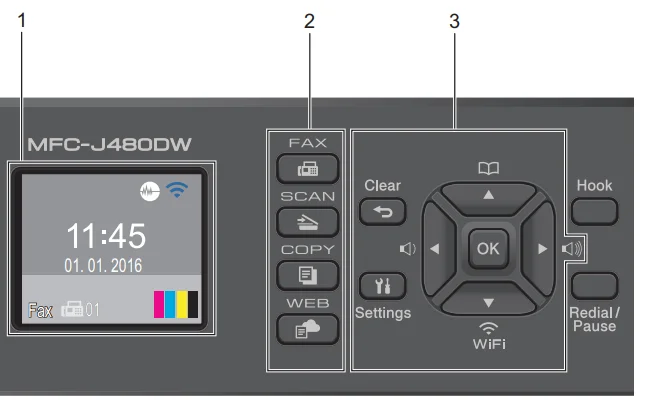 Brother MFC-J480DW Wireless Inject Printer User Guide Brother MFC-J480DW Wireless Inject Printer 7