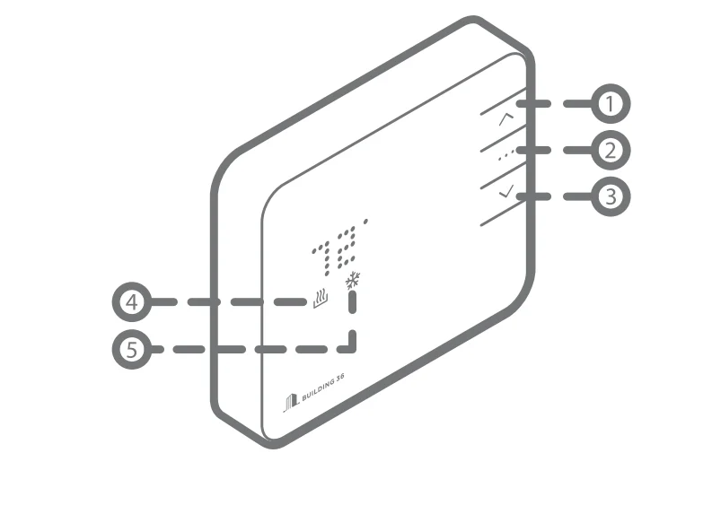 Building 36 B36T10RA Intelligent Thermostat 2