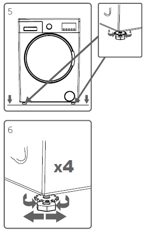 Bush WMSAE712EB 1200 Spin Washing Machine User Guide Bush WMSAE712EB 1200 Spin Washing Machine-5