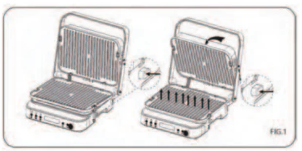 Cattleman Cuisine LS-GC02F Panini Press Grill Sandwich Maker 5