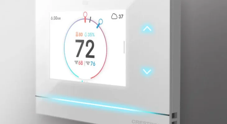 Crestron HZ-THSTAT Wireless Programmable Thermostat User Manual Crestron HZ-THSTAT Wireless Programmable Thermostat -featured