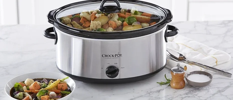 Crock-Pot SCV700 7 Quart Oval Manual Slow Cooker User Manual feat