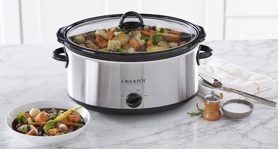 Crock-Pot SCV700 7 Quart Oval Manual Slow Cooker User Manual feat