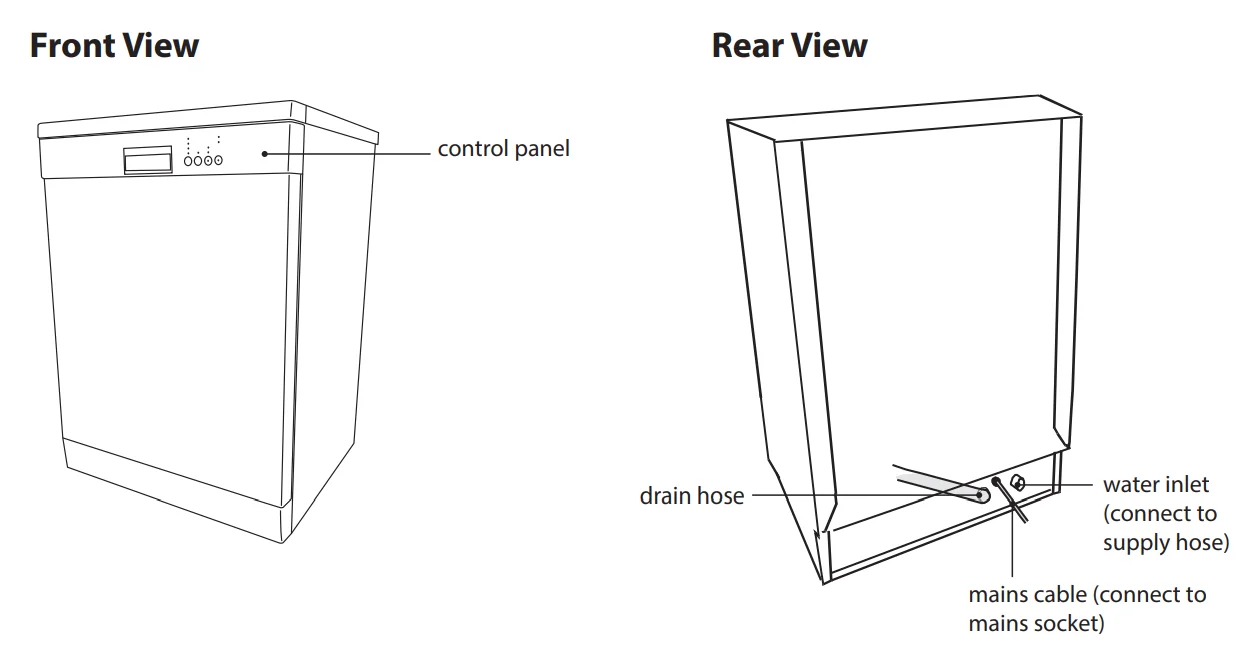 Currys ESSENTIALS CDW60W18 Full-Size Dishwasher- 12