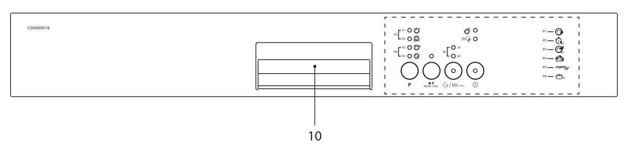 Currys ESSENTIALS CDW60W18 Full-Size Dishwasher- 15