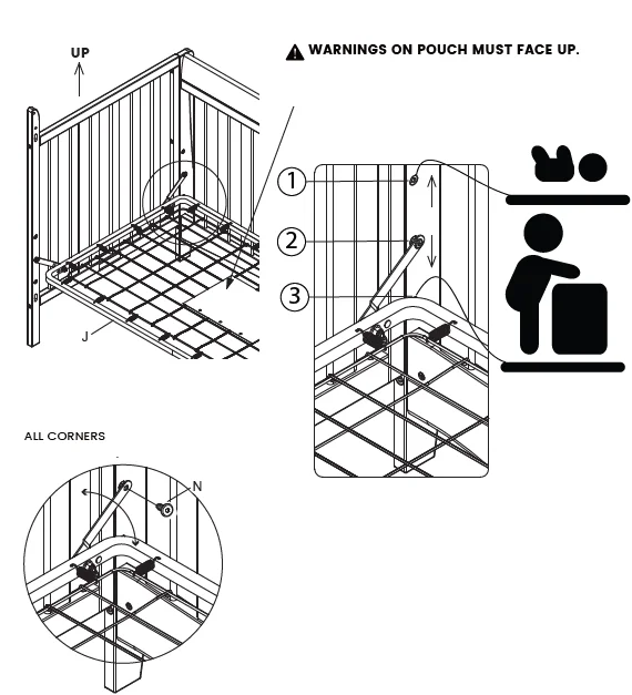 Delta Children Richmond 6-in-1 Convertible Baby Crib User Guide Delta Children Richmond 6-in-1 Convertible Baby Crib 9