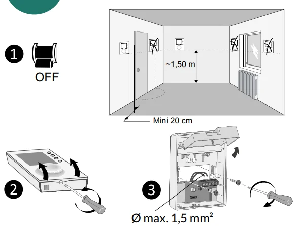 Delta Dore Tybox 117+ Wireless Programmable Thermostat 1