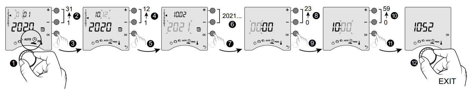 Delta Dore Tybox 117+ Wireless Programmable Thermostat 4