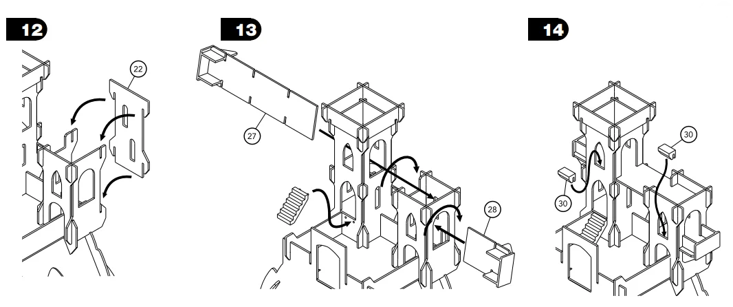 Doom 871300 Woodland Adventures Tower Assembly Instructions 10
