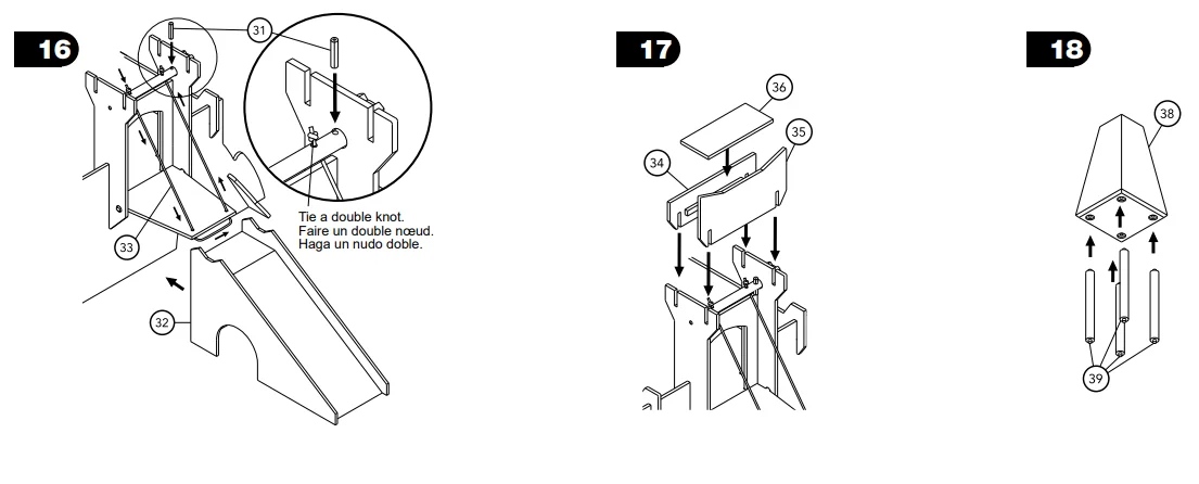 Doom 871300 Woodland Adventures Tower Assembly Instructions 12