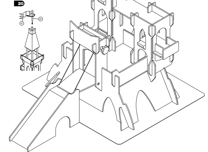 Doom 871300 Woodland Adventures Tower Assembly Instructions 14