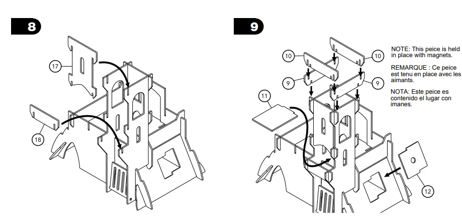 Doom 871300 Woodland Adventures Tower Assembly Instructions 8