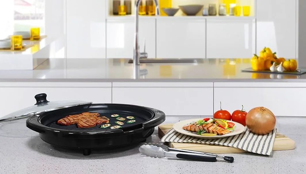 Elite Gourmet EMG-980B Smokeless Electric Tabletop Grill User Manual