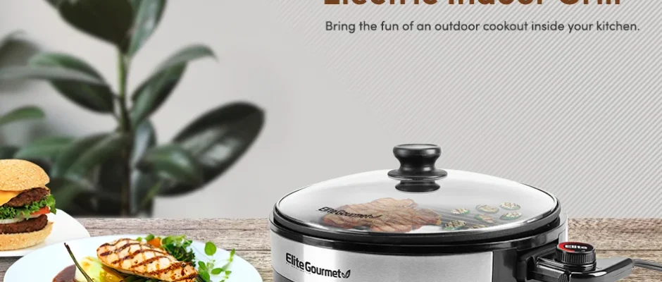 Elite Gourmet EMG6505G Smokeless Indoor Grill-featured