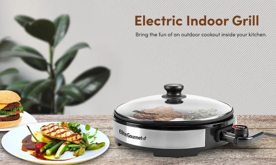 Elite Gourmet EMG6505G Smokeless Indoor Grill User Manual Elite Gourmet EMG6505G Smokeless Indoor Grill-featured