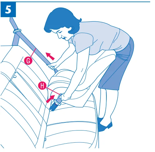 Evenflo SureRide Titan 65 Child Car Seat Instructions 12