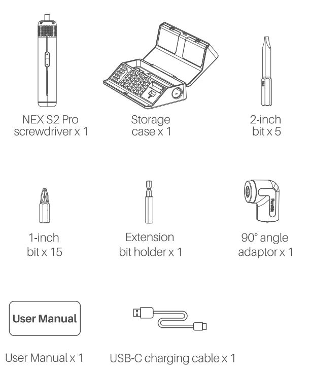 Fanttik S2 Pro Electric Cordless Screwdriver User Manual Fanttik S2 Pro Electric Cordless Screwdriver 1