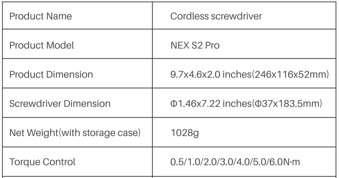 Fanttik S2 Pro Electric Cordless Screwdriver User Manual Fanttik S2 Pro Electric Cordless Screwdriver 12
