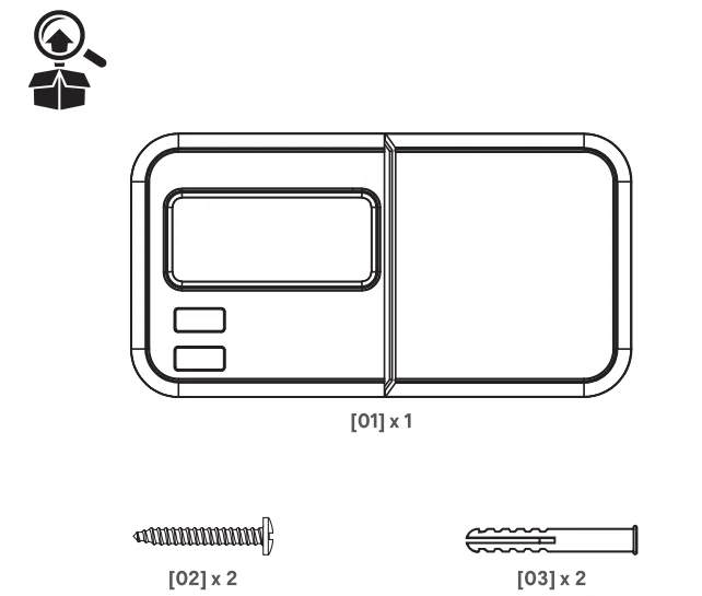 Flomasta TD230W Digital Thermostat Instruction Manual 1