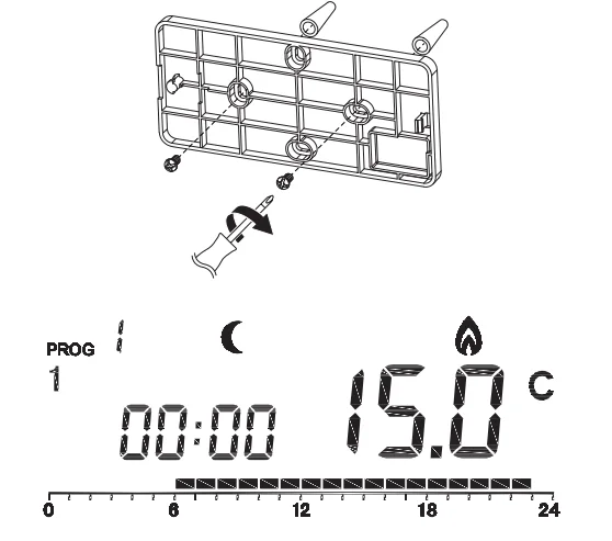 Flomasta TD230W Digital Thermostat Instruction Manual 6