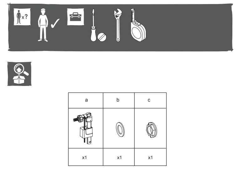 Flomasta V10519 Fill Valve Instruction Manual 1