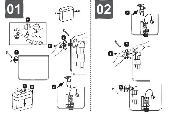 Flomasta V10519 Fill Valve Instruction Manual 4