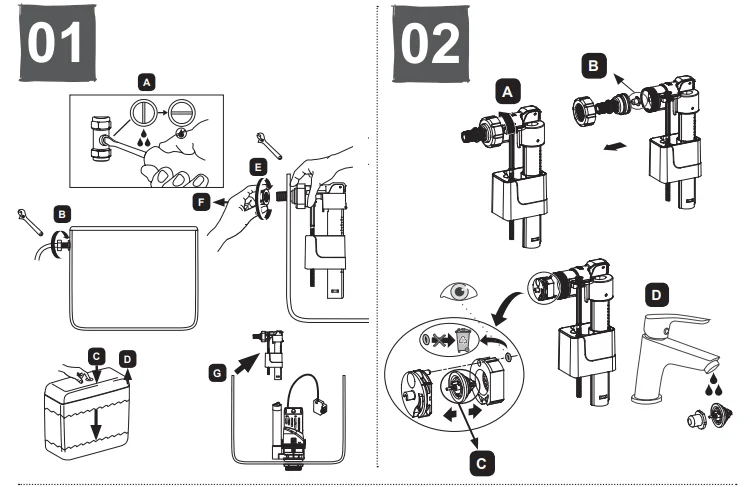 Flomasta V10519 Fill Valve Instruction Manual 7