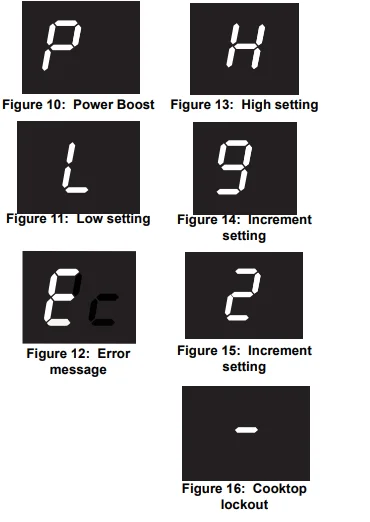 Frigidaire CGIH3047VF 30 Front Control Induction Range User Guide 12