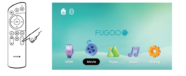 Fugoo FPJ1080PS Projector-Soundbar 5