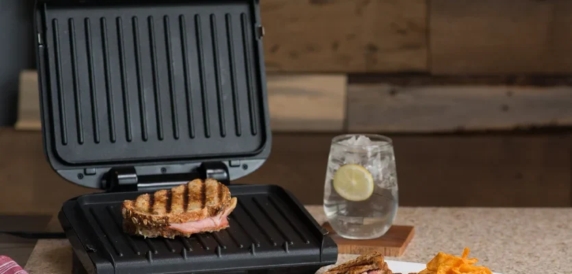 George Foreman GRP1060B Removable Plate Electric Grill-fi