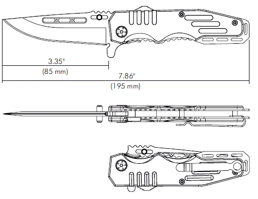 Grand Way Knives GW 6681 Spring Assisted Knife User Guide Grand Way Knives GW 6681 Spring Assisted Knife-1