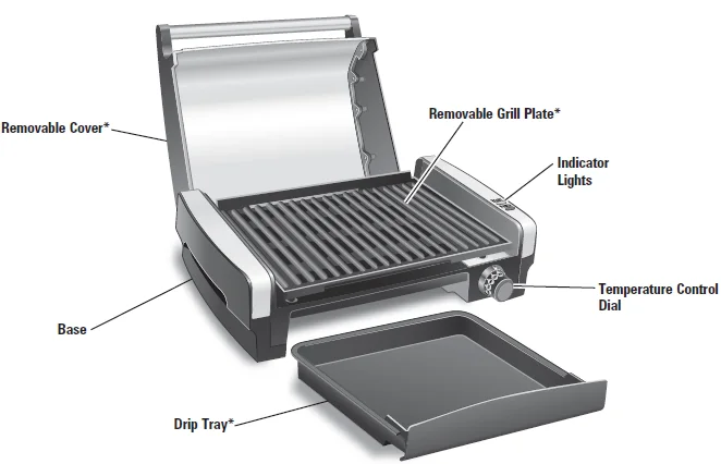 Hamilton Beach 25361 Electric Indoor Searing Grill-1