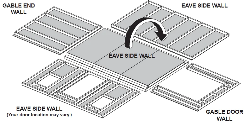 Heartland Hillsdale Wood Storage Shed-14