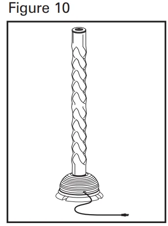 HoMedics BLTW-500 51-Inch Aquascape Twist Bubble Lamp 10