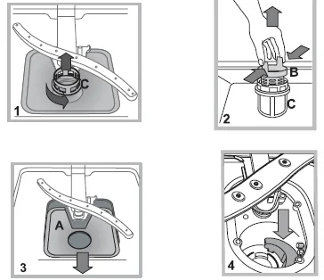 Hotpoint LTB 4B019 Integrated Dishwasher-10