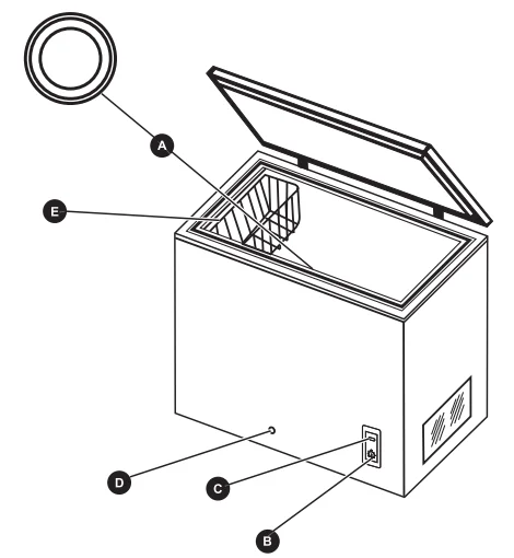 Idylis IF71CM33NW Chest Freezer User Guide 1