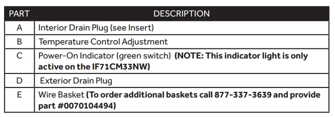 Idylis IF71CM33NW Chest Freezer User Guide 2