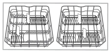 Indesit DIF 04B1 Full-Size Dishwasher User Guide 8