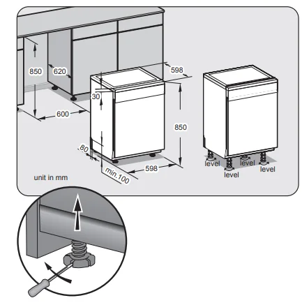 Kenwood KDW60W20 Full-Size Dishwasher 4