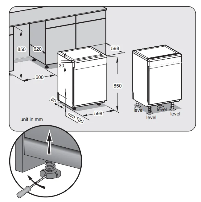 Kenwood KDW60X20 Freestanding Full-Size Dishwasher-4