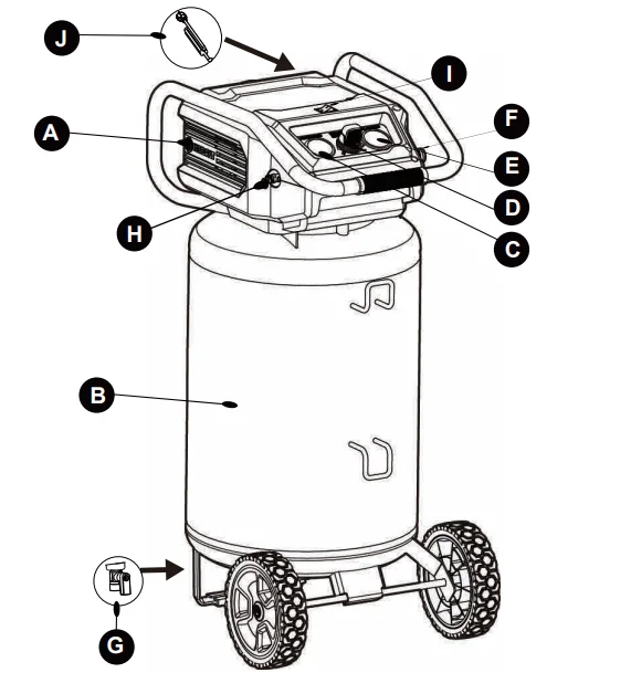 Kobalt 20 Gallon Oil-Free Air Compressor 2