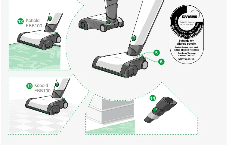 Kobold VB100 Cordless Vacuum User Manual Kobold VB100 Cordless Vacuum User Manual 8