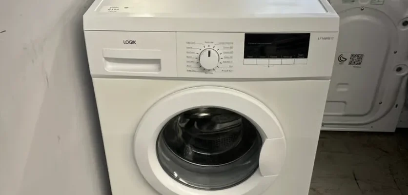 Logik L712WM13 Front-Loading Washing Machine Instruction Manual feat