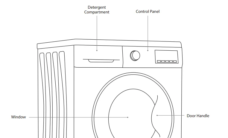 Logik L712WM20 1200-Spin Washing Machine User Guide 8