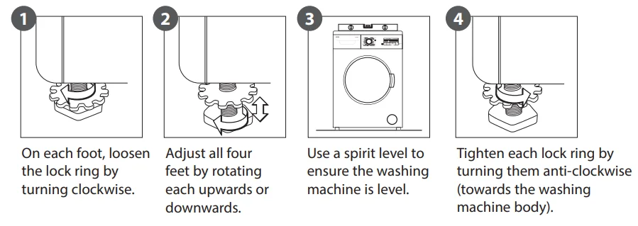 Logik L814WM20 8kg Washing Machine User Guide Logik L814WM20 8kg Washing Machine User Guide 4