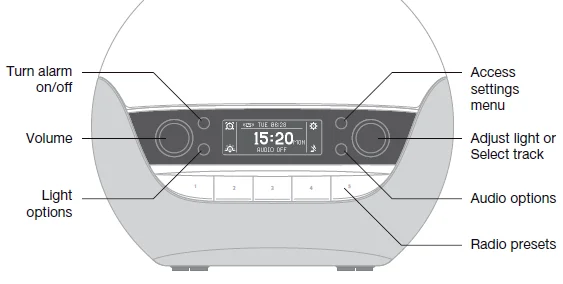 Lumie Bodyclock Luxe 750DAB Wake-Up Light-2